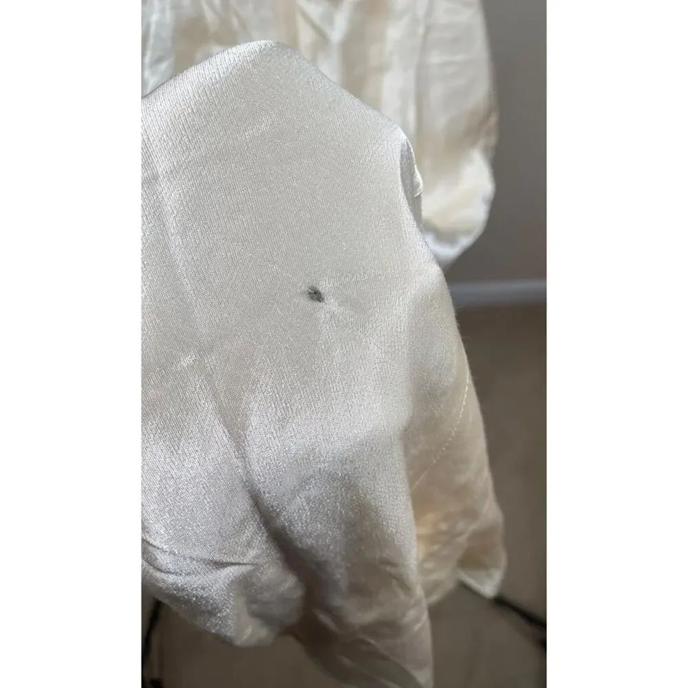 SHONA JOY Camille Lace Cross Back Midi Dress in Cream & Black Size 0 - Picture 9 of 12